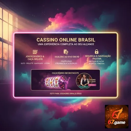 Ilustração de Explore o aplicativo cassino 67game com vantagens exclusivas