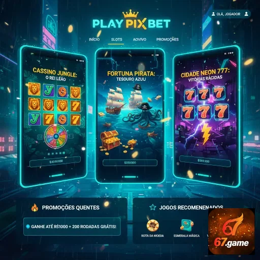 Ilustração de Experimente os Melhores Slots e Recompensas VIP na 67game