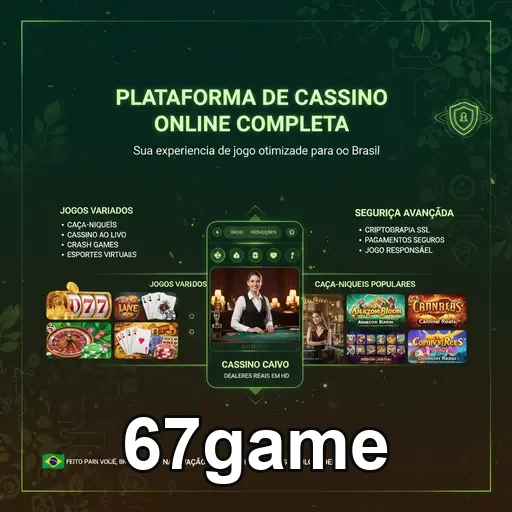 Jogador desfrutando novas slots no 67game