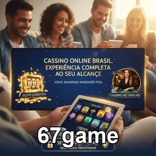 Cliente desfrutando de serviços VIP na 67game